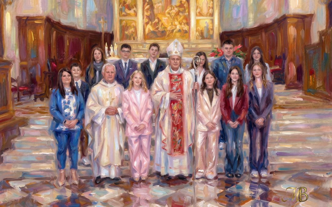 Frammenti di Grazia: I Colori e le Emozioni della Cresima a S. Maria del Piave