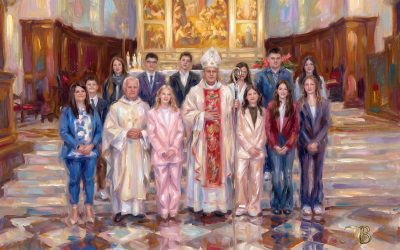 Frammenti di Grazia: I Colori e le Emozioni della Cresima a S. Maria del Piave